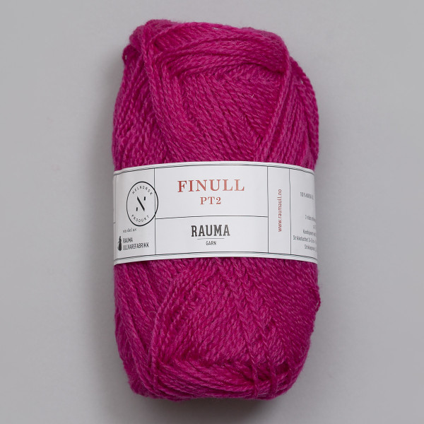 Finullgarn - Mørk cerise (4886)