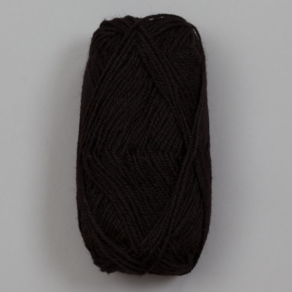3-tråds strikkegarn - Sauesvart (110)
