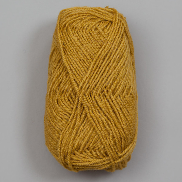 3-tråds strikkegarn - Sennepsgul (150)