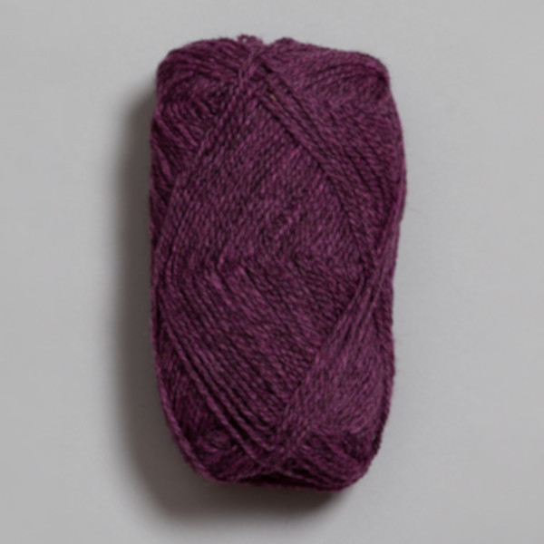 Finullgarn - Lyng mørkmelert (4126)