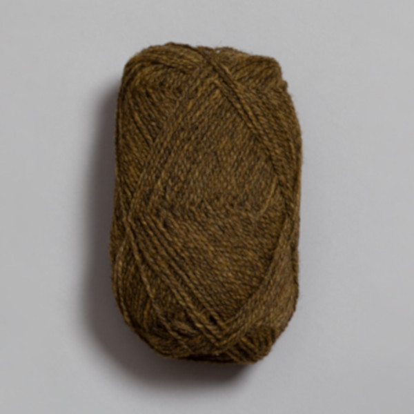 Finullgarn - Mosegrønn mørkmelert (4129)