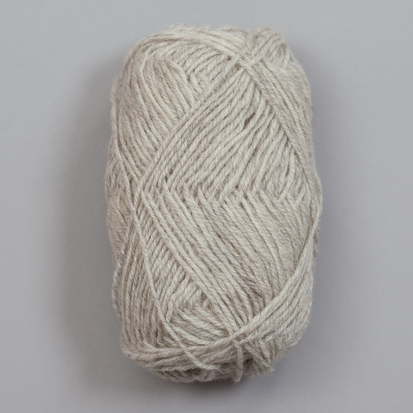 3-tråds strikkegarn - Lys Grå melert (103)