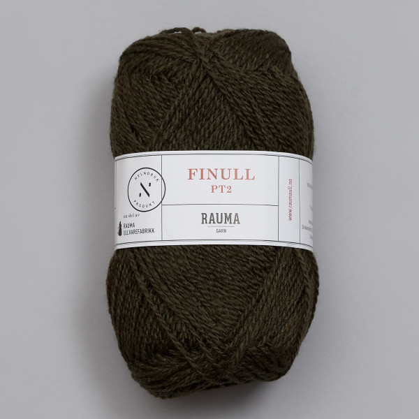 Finullgarn - Mørk mosegrønn (486)