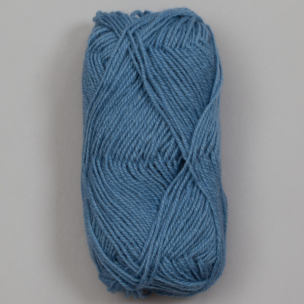 3-tråds strikkegarn - Lys bondeblå (168)