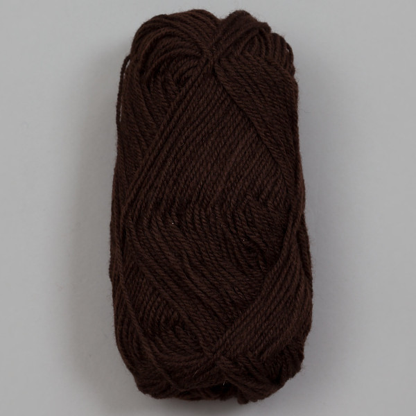 3-tråds strikkegarn - Brun (133)