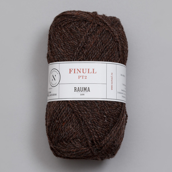 Finullgarn - Rødbrun Melert (464)