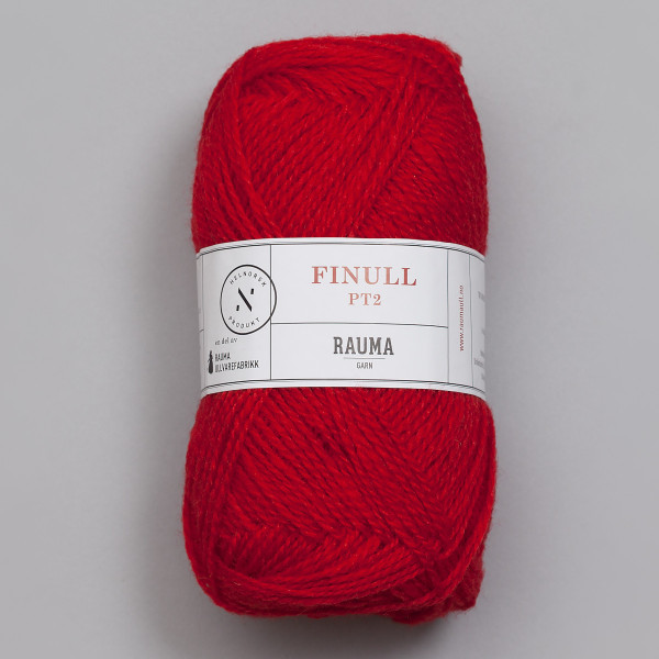 Finullgarn - Høyrød (418)
