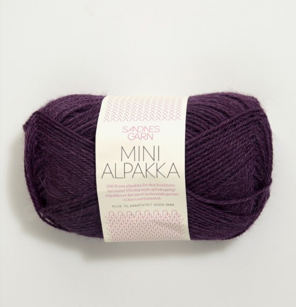 Mini Alpakka - Dunkellila (4855)