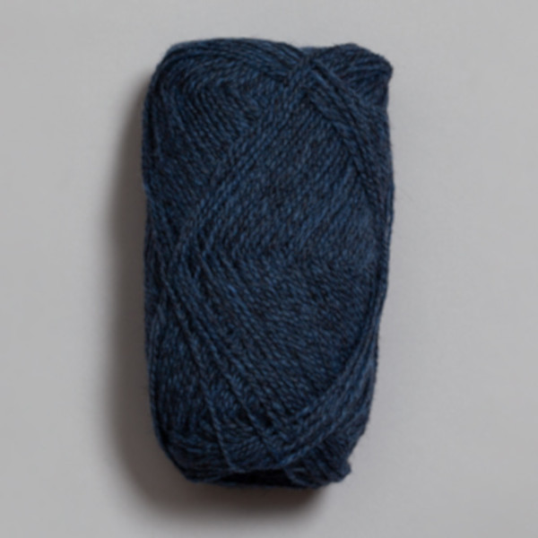 Finullgarn - Mørk petrol mørkmelert (4123)