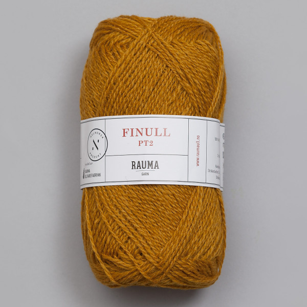 Finullgarn - Mørk sennepsgul (4076)
