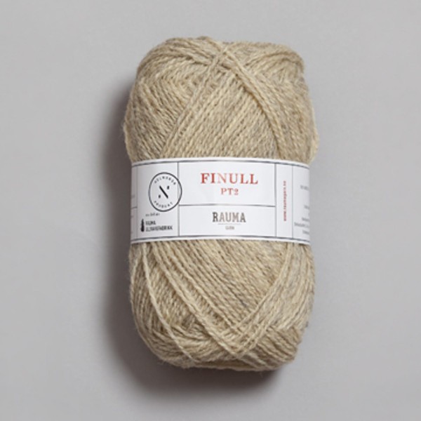 Finullgarn - Lys gul lysmelert (4134)