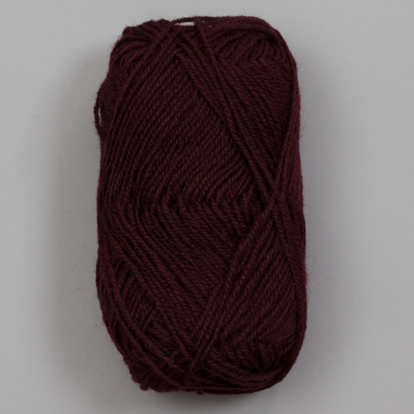 3-tråds strikkegarn - Burgunder (180)