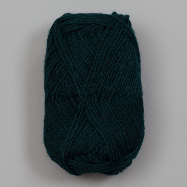 3-tråds strikkegarn - Mørk petrol (185)