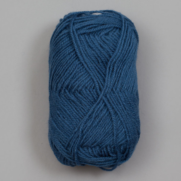 3-tråds strikkegarn - Bondeblå (138)