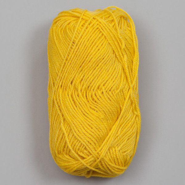 3-tråds strikkegarn - Gul (125)
