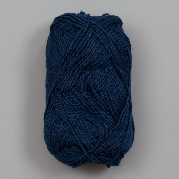 3-tråds strikkegarn - Mørk bondeblå (147)