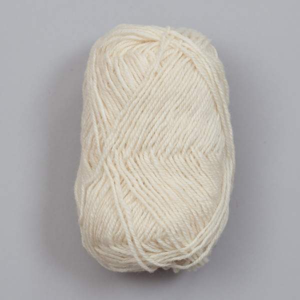 3-tråds strikkegarn - Natur (101)